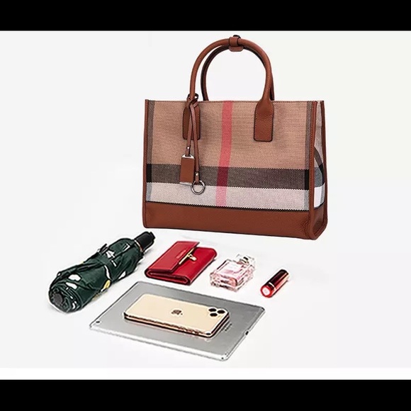 Hand made genuine leather tote bag! You can use as laptop bag or travel bag! - Picture 4 of 10